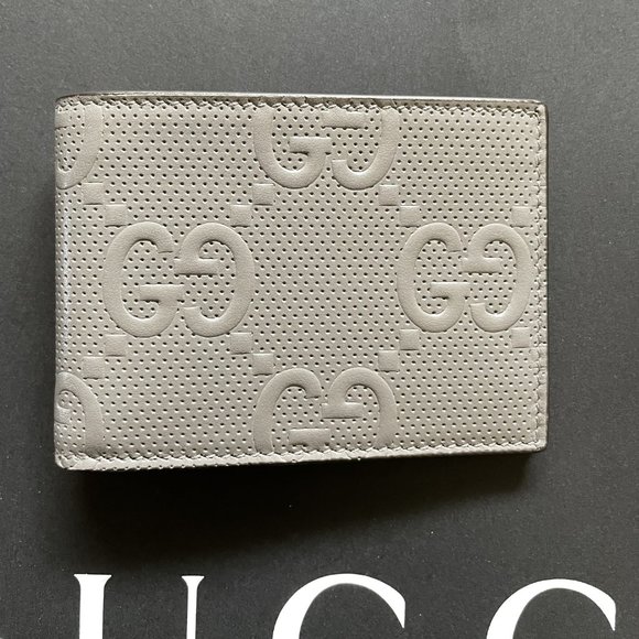 NWT Gucci GG Embossed Bi-fold Wallet - Picture 1 of 8